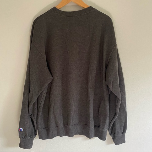 Unisex Cal Poly Pomona Rainbow Pride Grey Collegiate Crewneck Sweater Sweatshirt - Picture 3 of 8